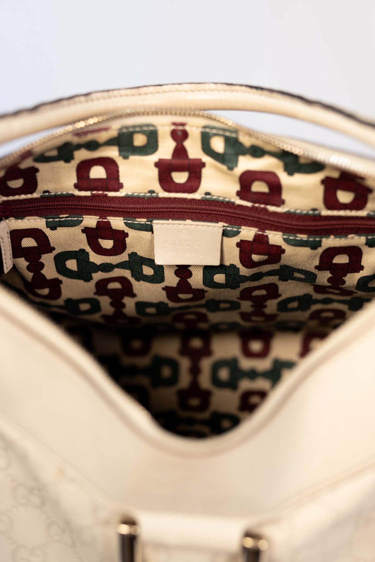 Gucci D-Ring Hobo GG Leather