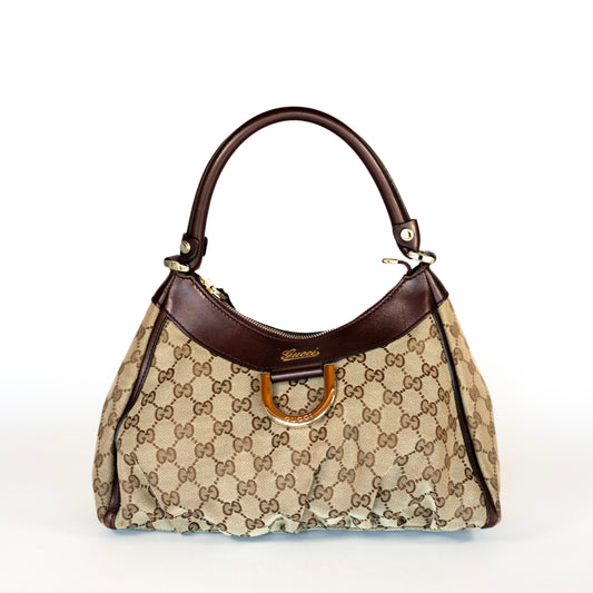 Gucci D-Ring Hobo GG Canvas