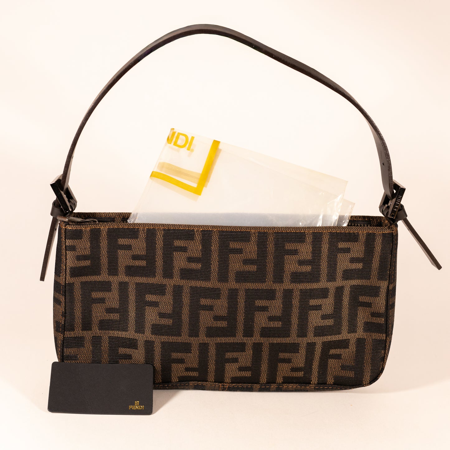 Fendi Shoulder Bag Zucchino Canvas