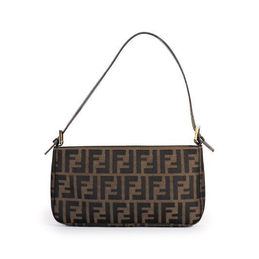 Fendi Shoulder Bag Zucchino Canvas