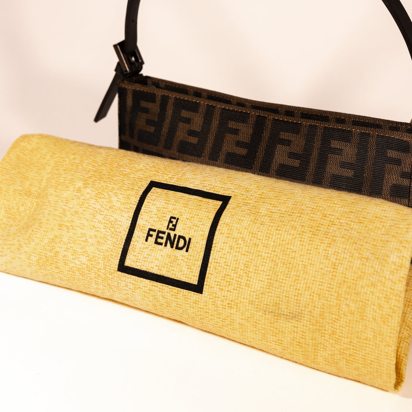 Fendi Shoulder Bag Zucchino Canvas