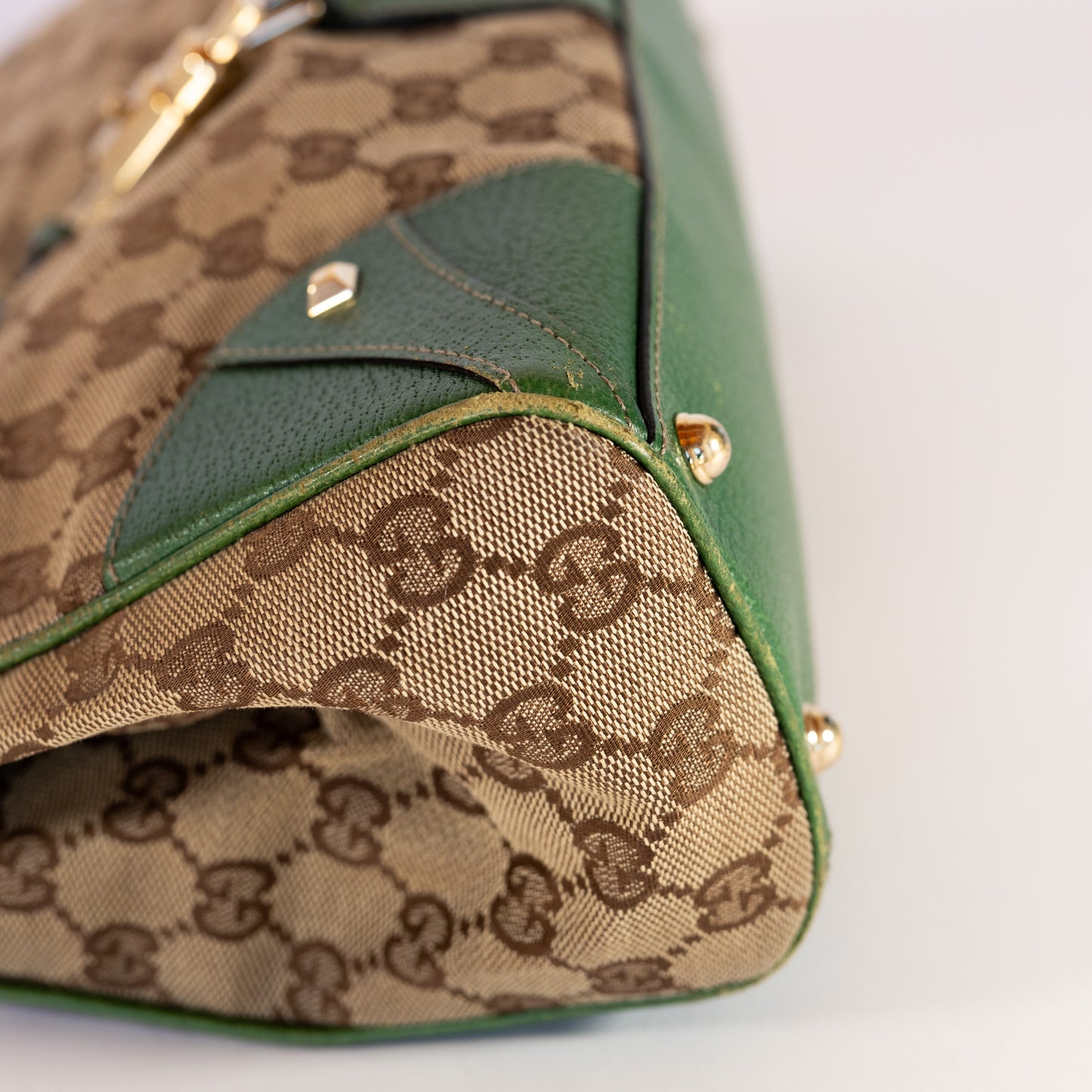 Gucci Joy Bardot Hobo GG Canvas