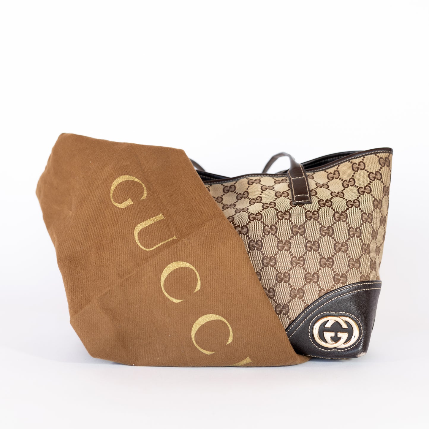 Gucci Abbey Shoulder Bag GG Canvas