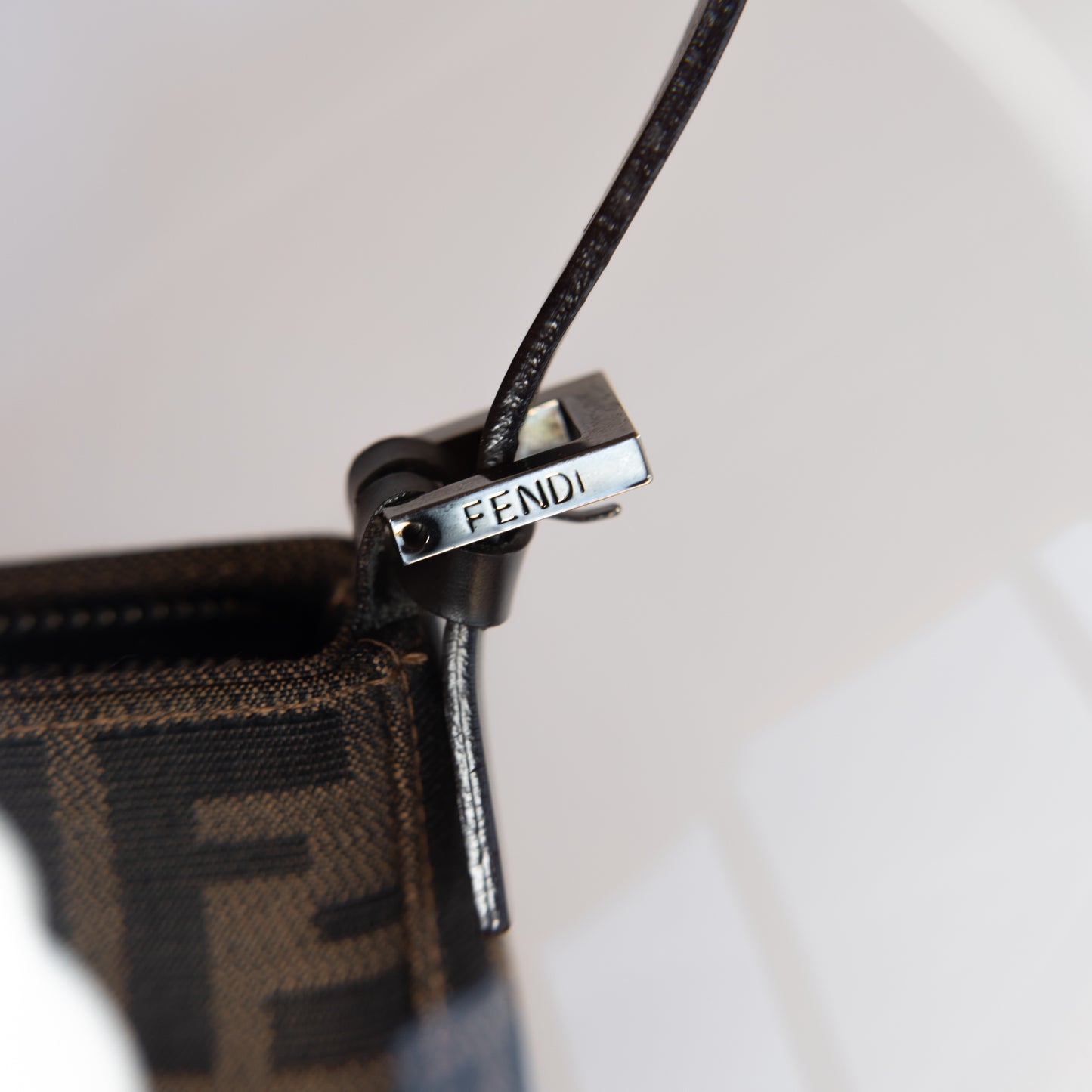 Fendi Shoulder Bag Zucchino Canvas