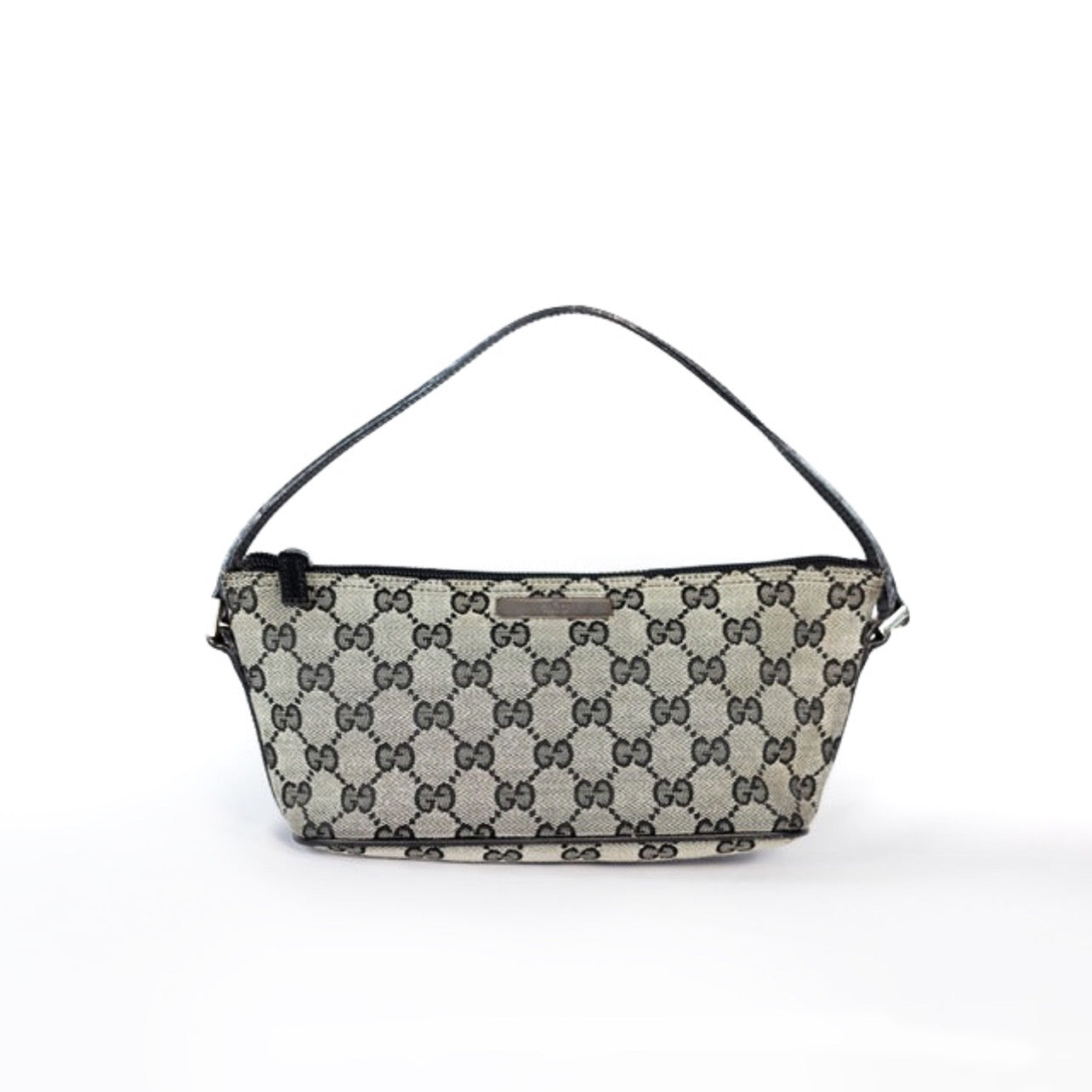 Gucci Vintage Boat Pochette GG Canvas