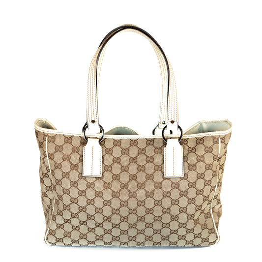 Gucci Vintage Open Tote GG Canvas