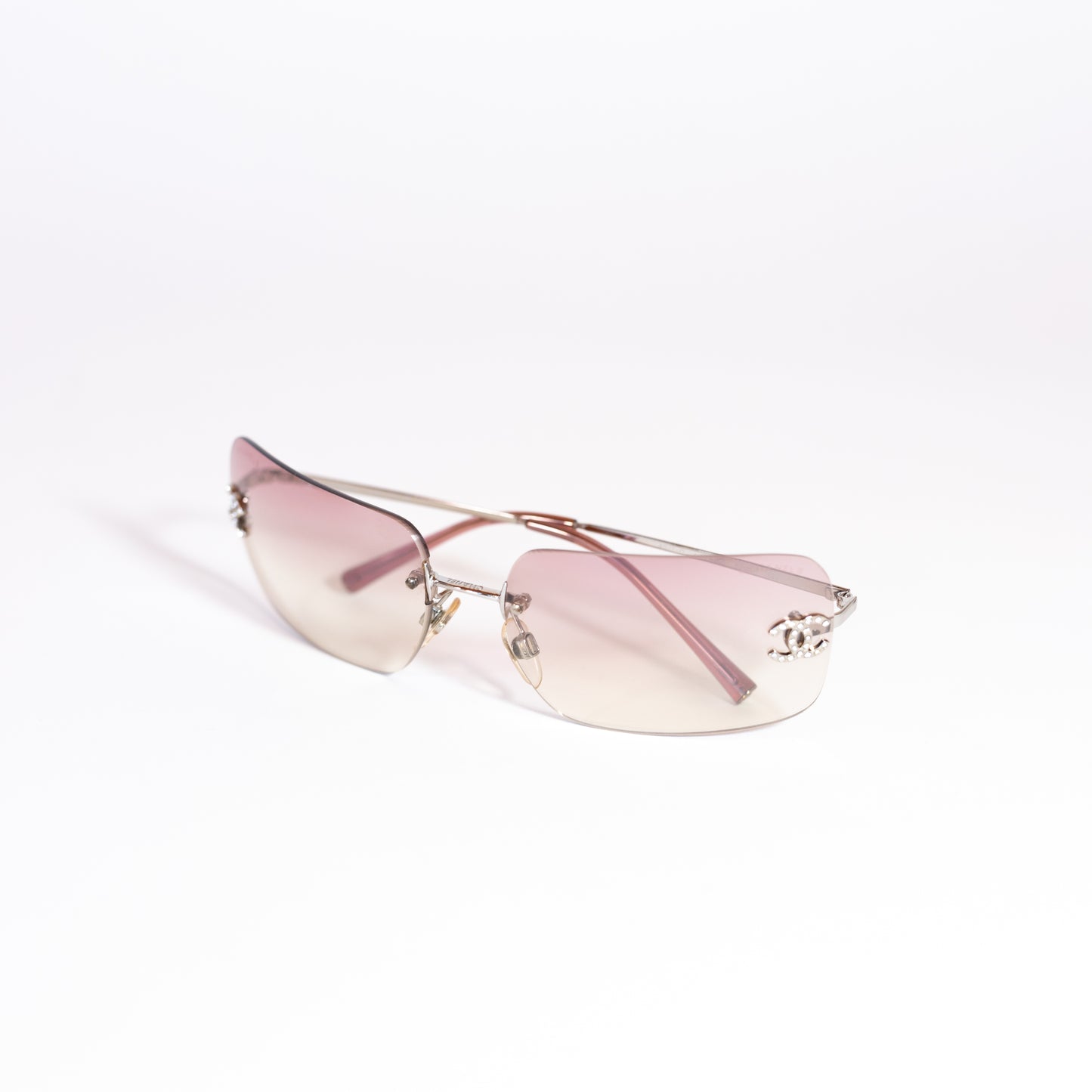 Chanell Rhinestone 00s Sunglasses