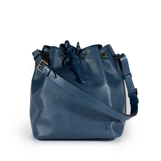 Louis Vuitton Noé Blue Epi Leather