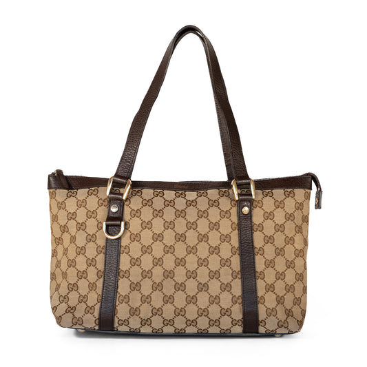 Gucci Abbey Tote GG Canvas