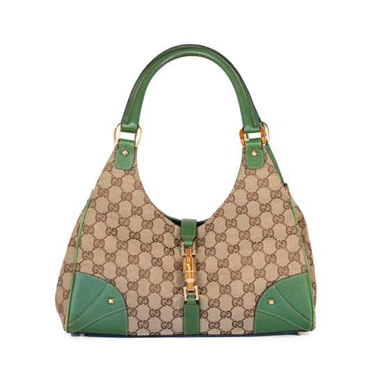 Gucci Joy Bardot Hobo GG Canvas