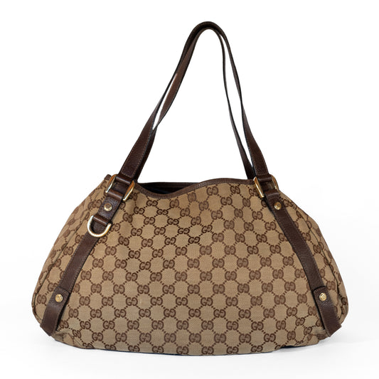 Gucci Abbey Shoulder Bag GG Canvas