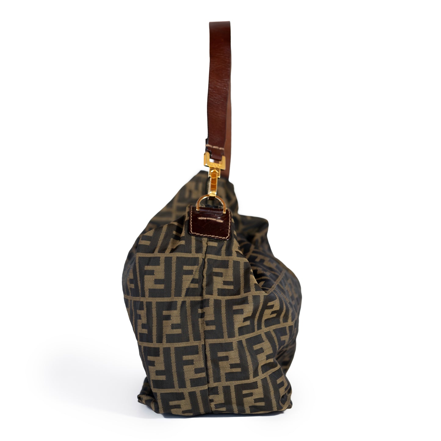 Fendi Hobo Zucca Canvas Bag