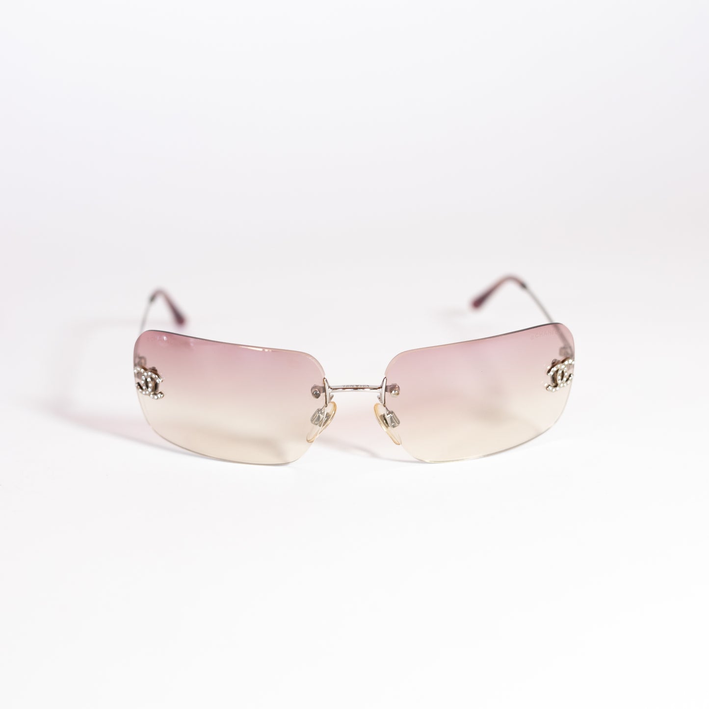 Chanell Rhinestone 00s Sunglasses