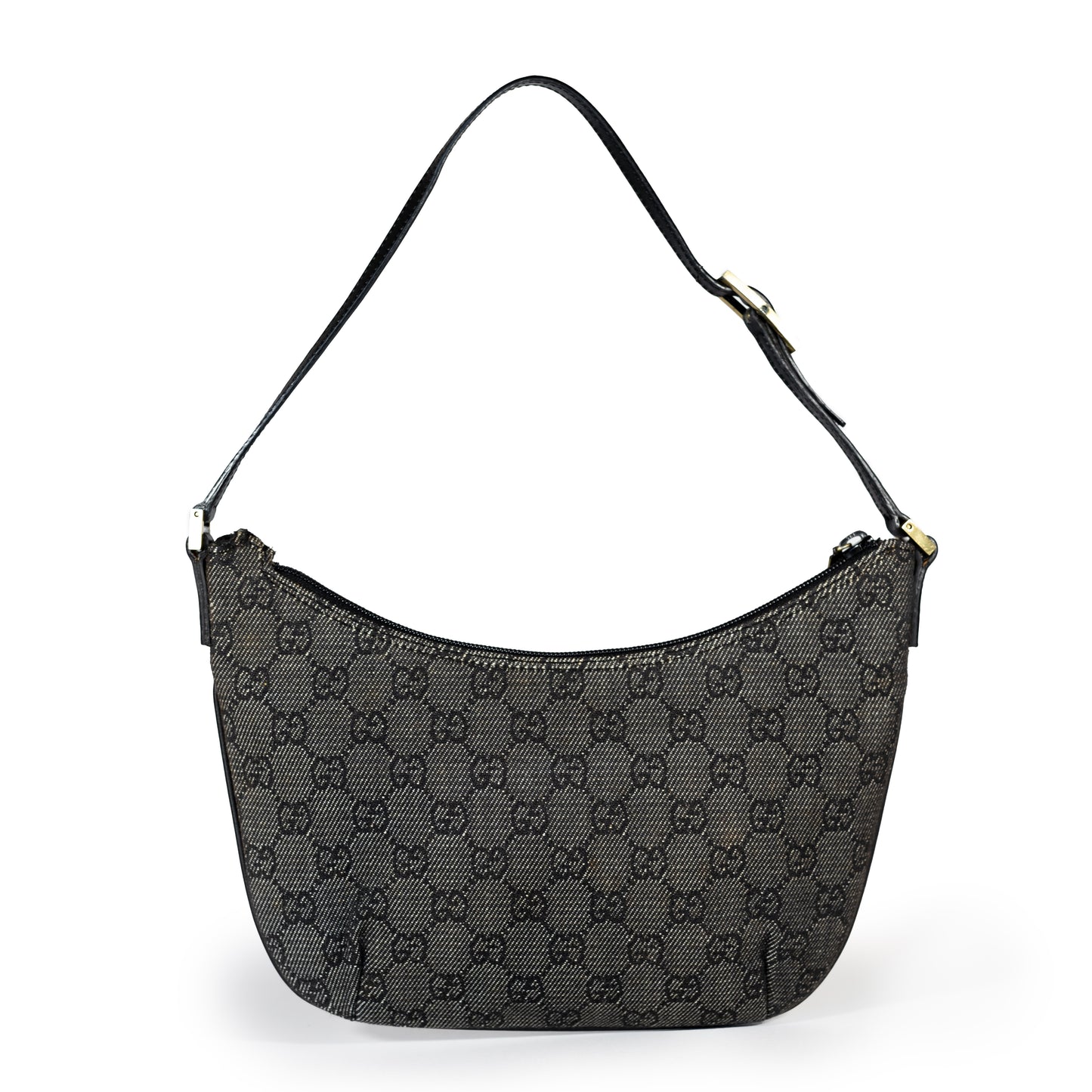 Gucci Vintage Pochette Shoulder Bag GG Canvas