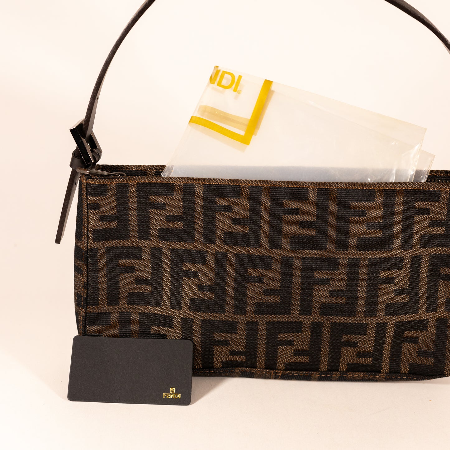 Fendi Shoulder Bag Zucchino Canvas