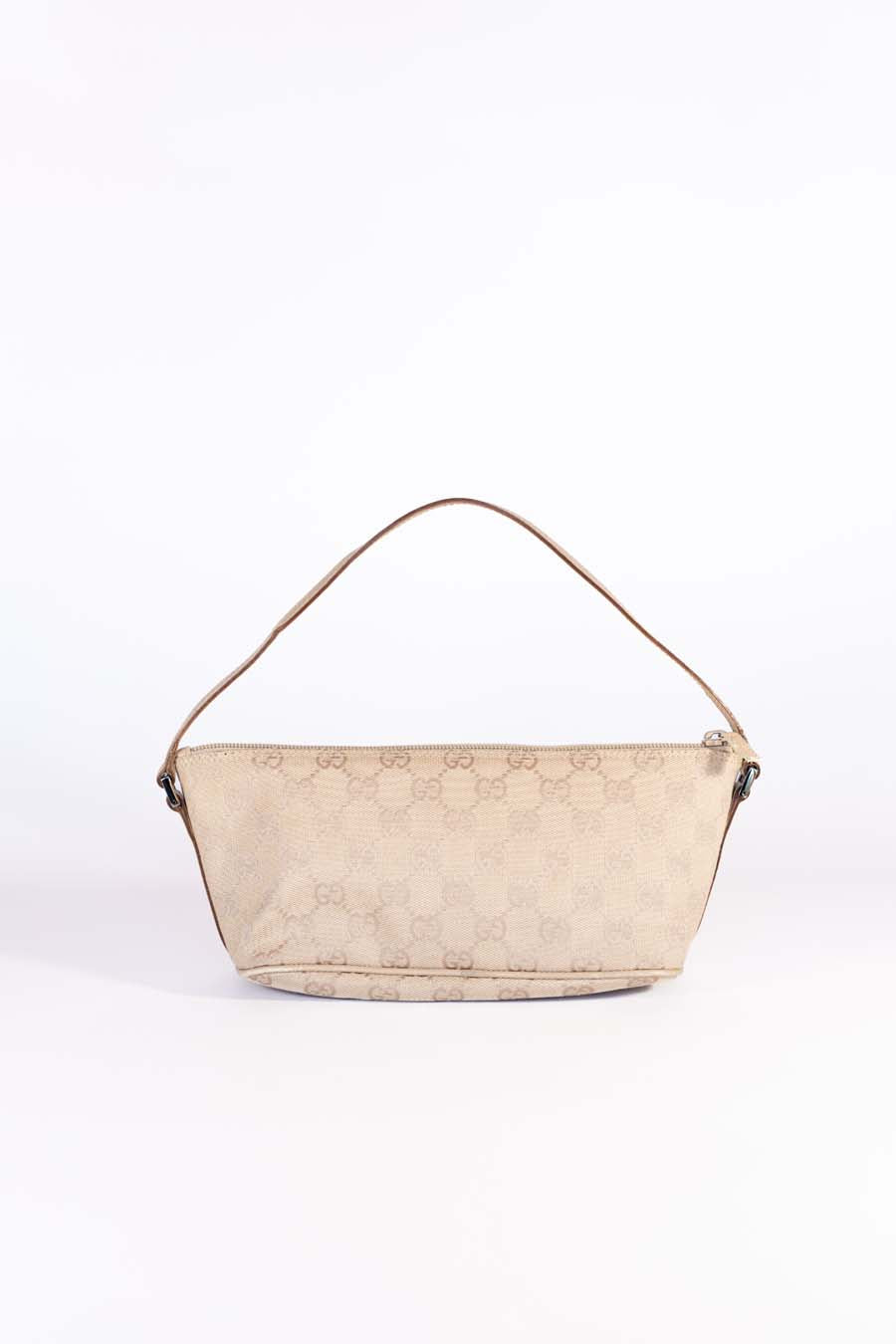 Gucci Vintage Boat Pochette GG Canvas