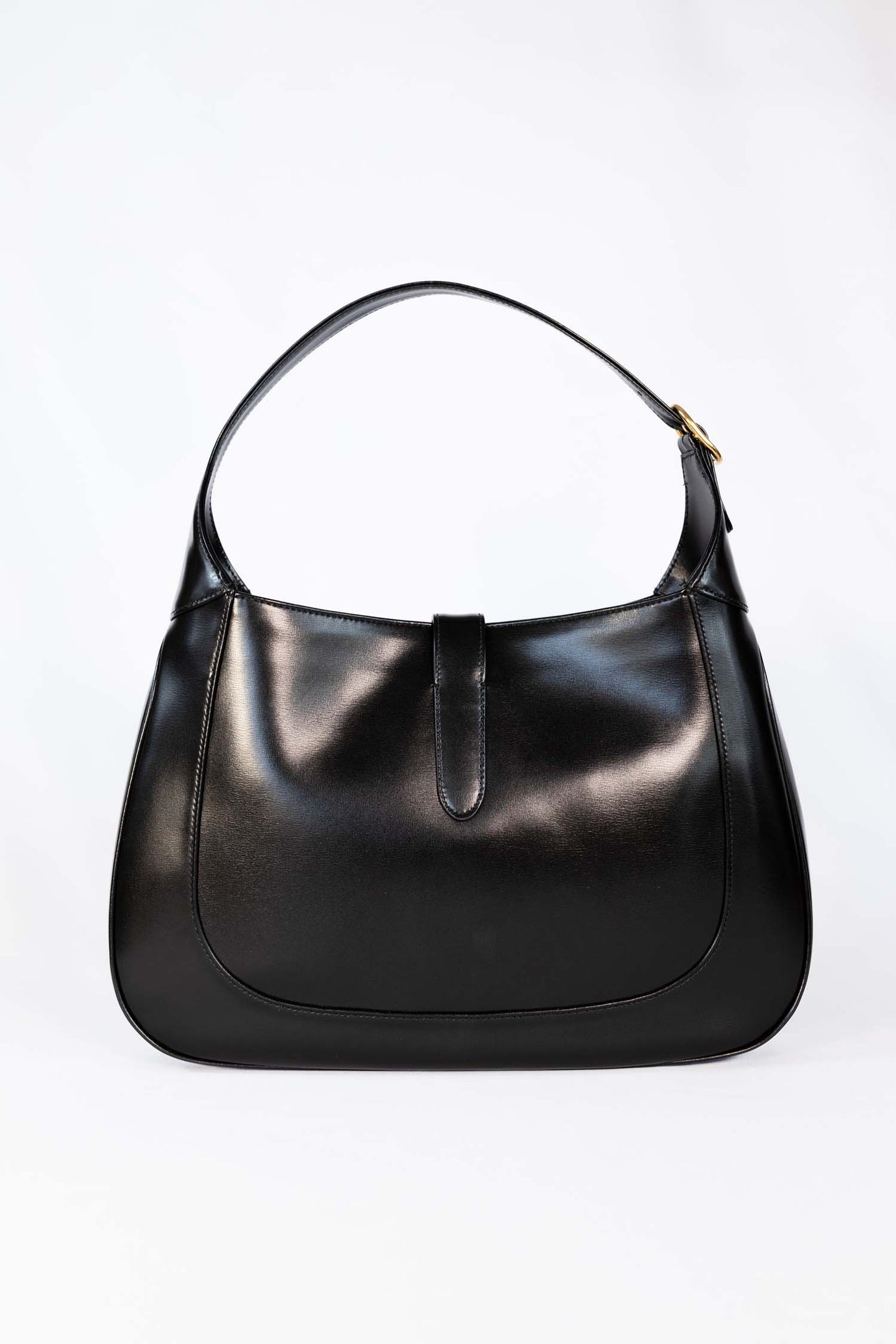 Gucci Black Leather Medium Jackie 1961 Hobo