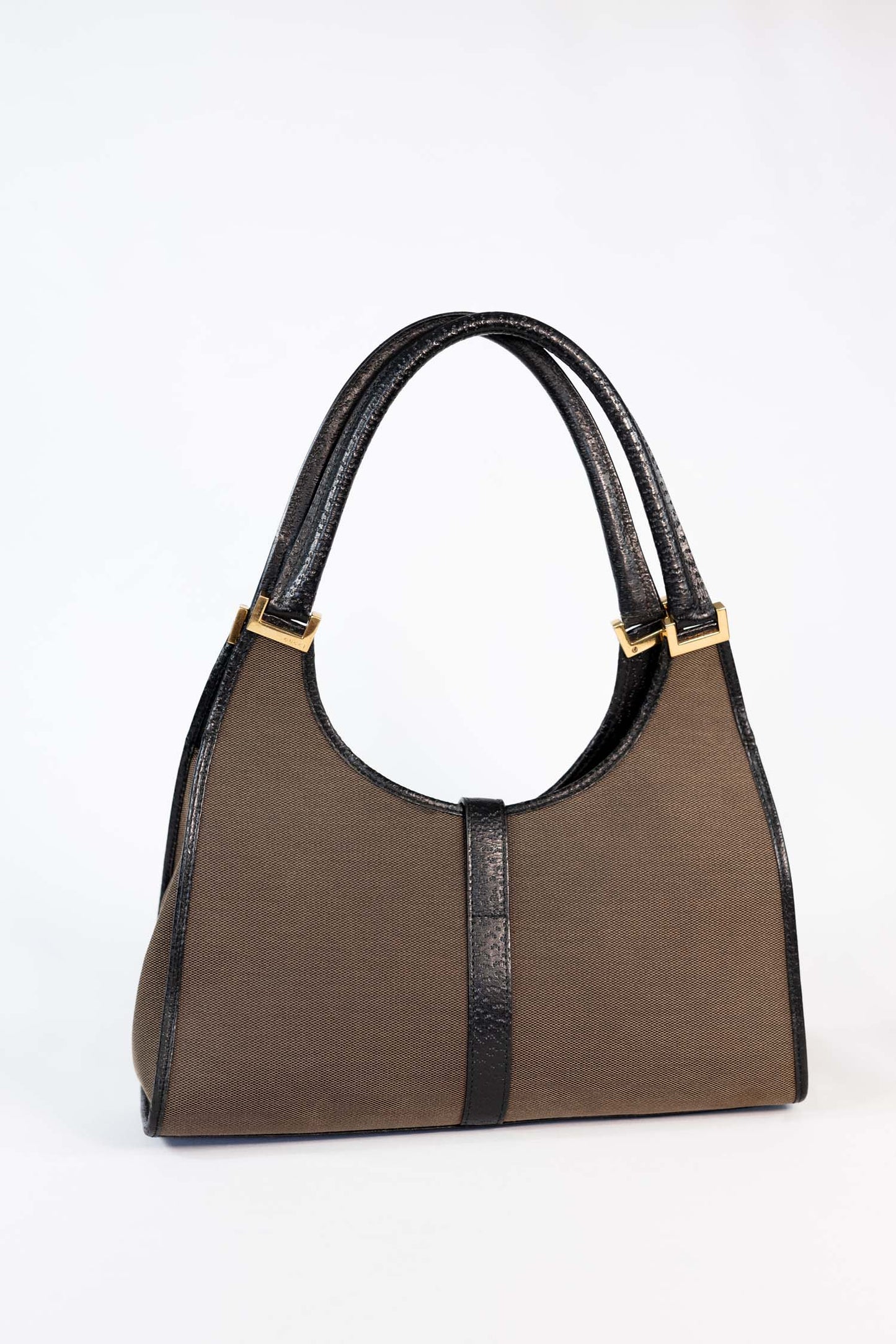 Gucci Vintage Bardot Hobo GG Canvas