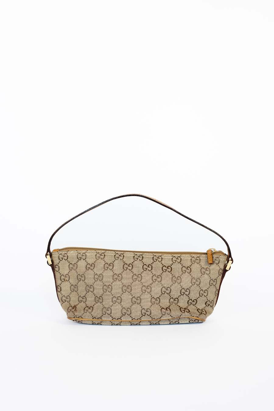 Gucci Vintage Boat Pochette GG Canvas